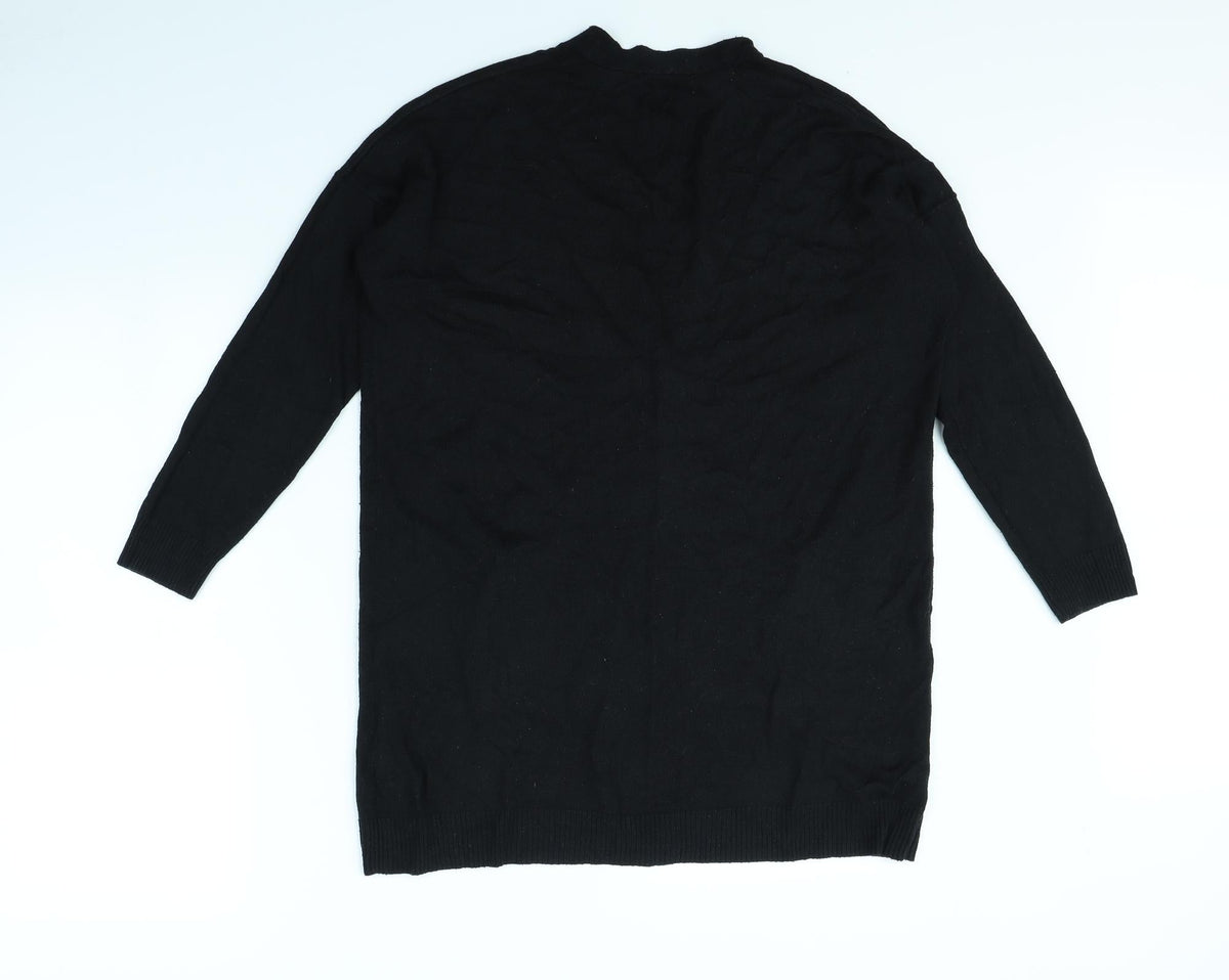 Marks & Spencer Womens Black   Cape Jumper Size 14