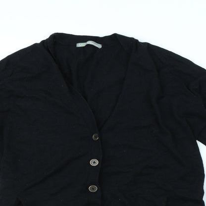 Marks & Spencer Womens Black   Cape Jumper Size 14