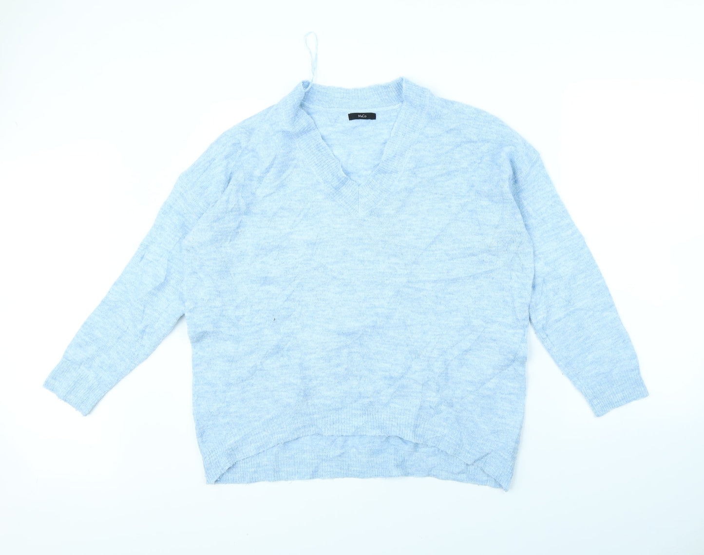 M&Co Womens Blue   Pullover Jumper Size M