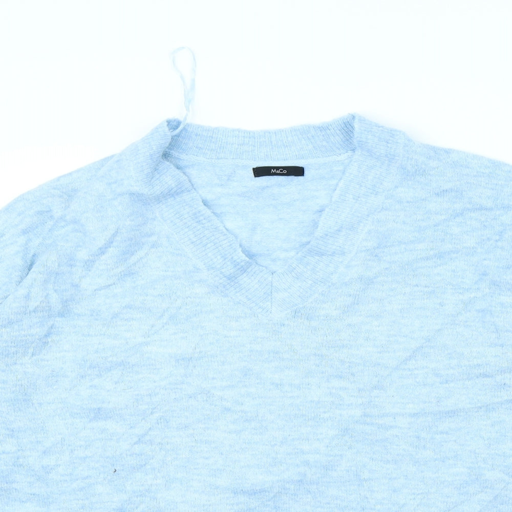 M&Co Womens Blue   Pullover Jumper Size M