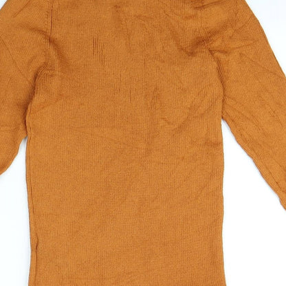 Topshop Womens Orange   Pullover Jumper Size L