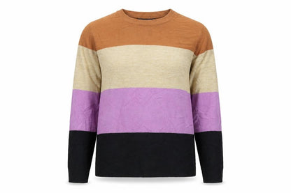 Marks & Spencer Womens Multicoloured Striped  Pullover Jumper Size 10