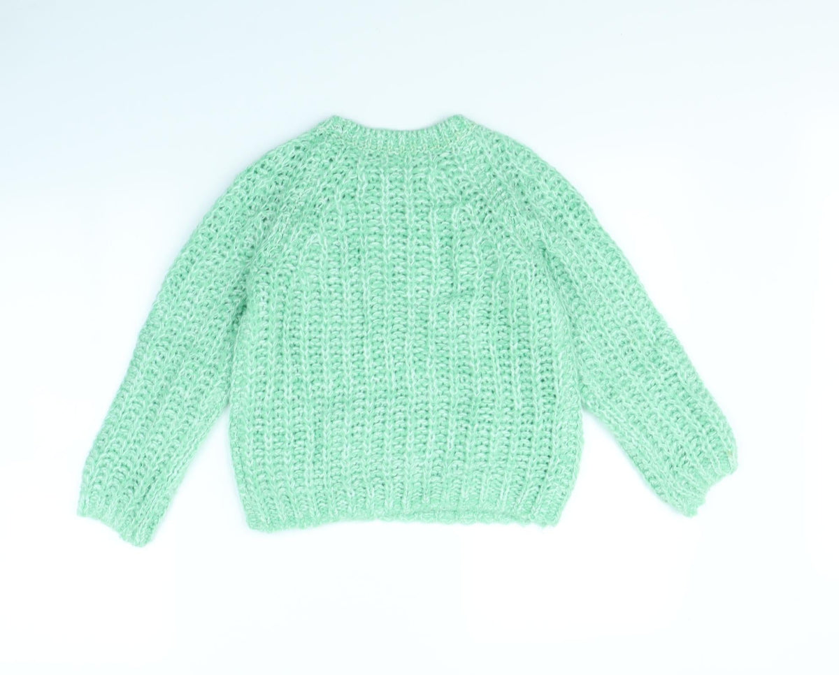 Next Girls Green   Pullover Jumper Size 9 Years