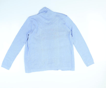 Pure Fashion Womens Blue Striped  Jacket  Size M
