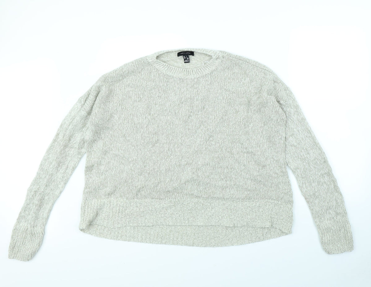 New Look Womens Beige   Pullover Jumper Size L