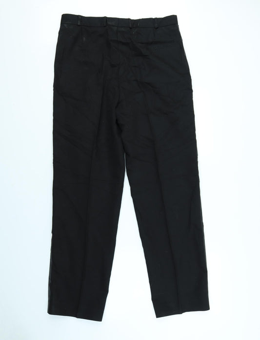 Preworn Mens Black   Trousers  Size 34 in L30 in