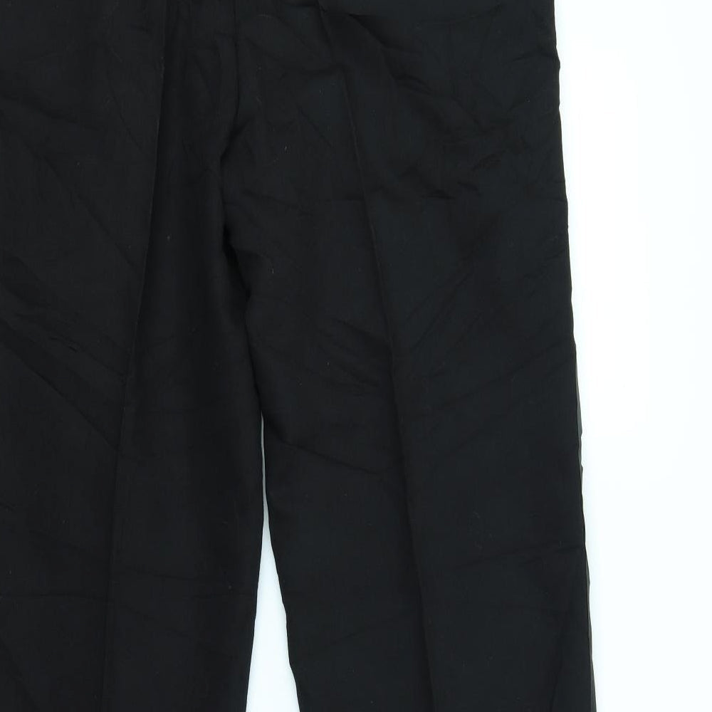 Preworn Mens Black   Trousers  Size 34 in L30 in