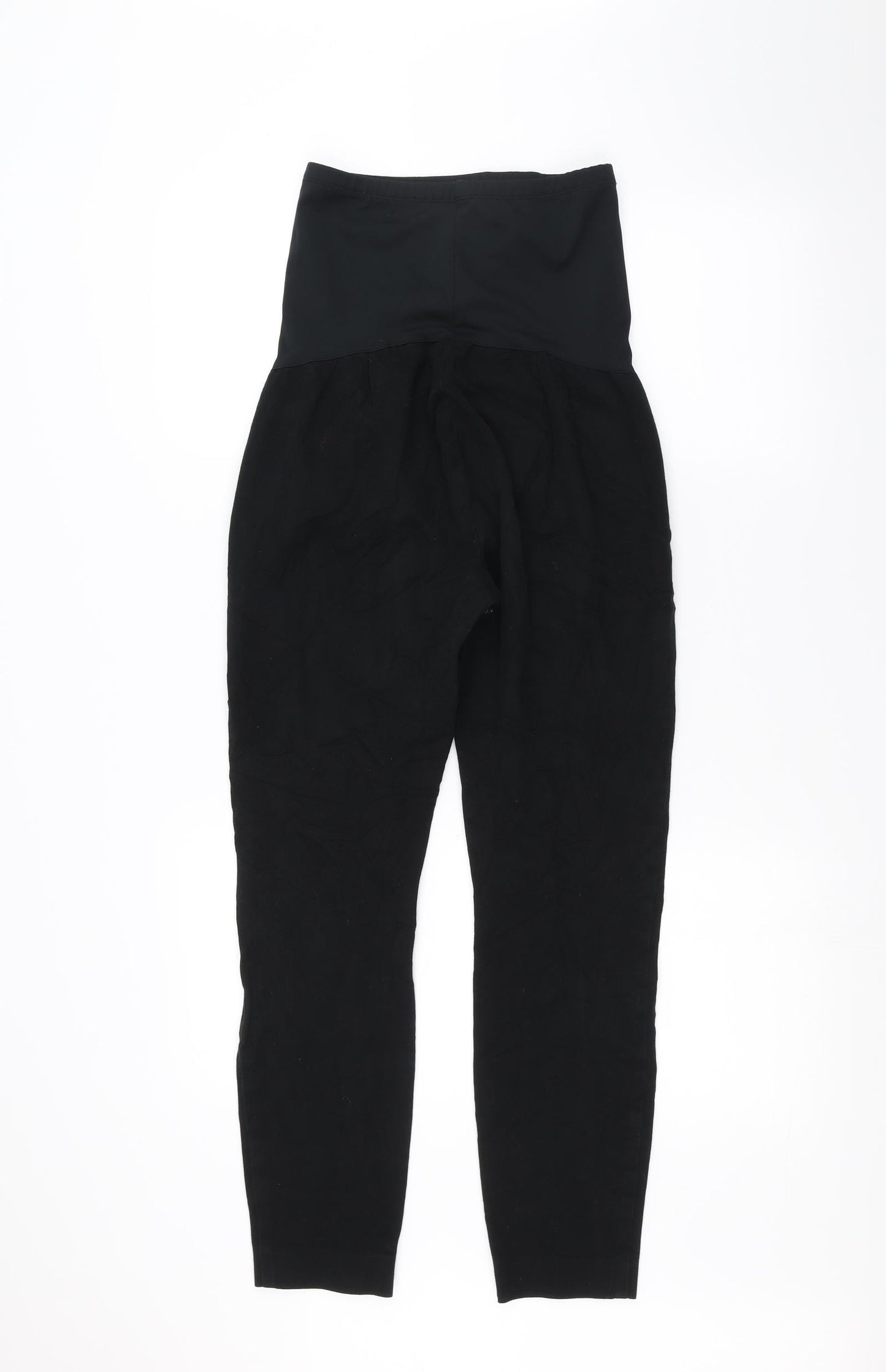Womens UK Size 6 Preworn Regular Fit Straight Black Jeans