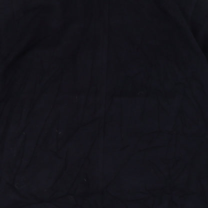 L.A.S Womens Blue   Overcoat Coat Size 14