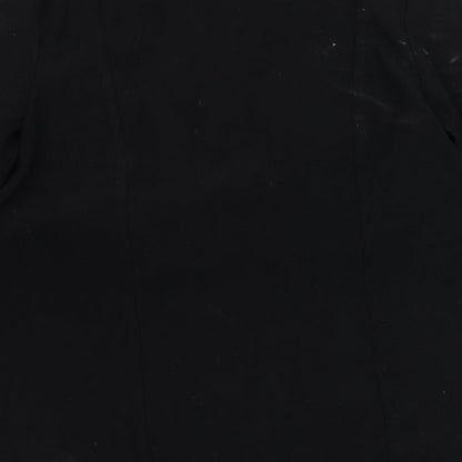 Womens UK Size 12 Dorothy Perkins Black Overcoat
