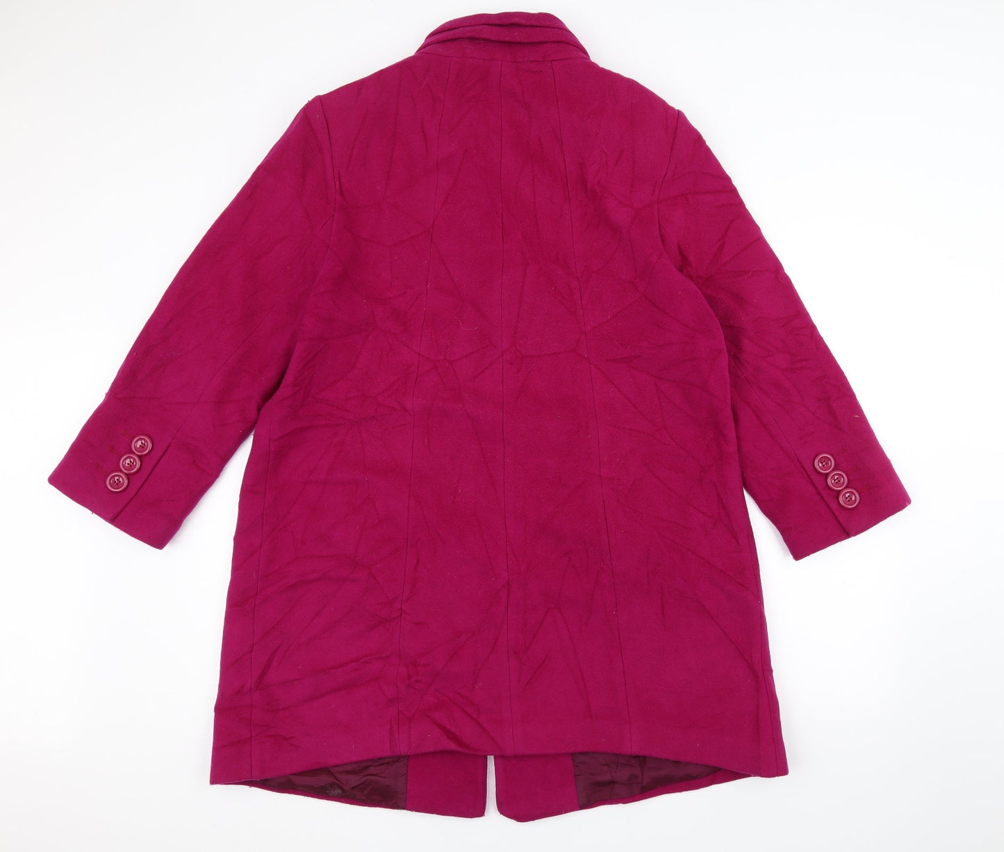 Womens UK Size L CC Pink Overcoat