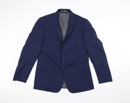 Mens UK Size 40 Marks and Spencer Regular Blue Suit Jacket