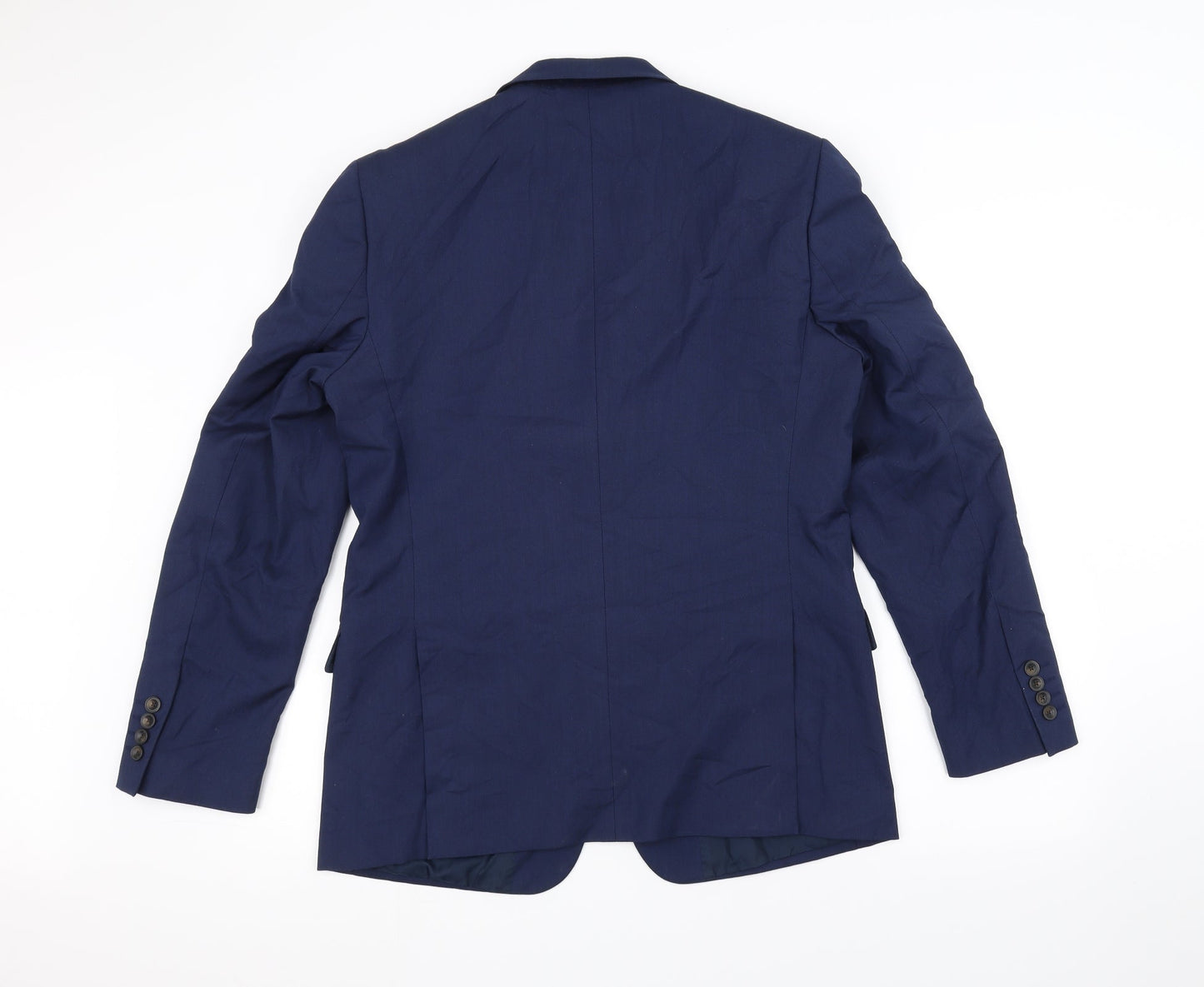 Mens UK Size 40 Marks and Spencer Regular Blue Suit Jacket
