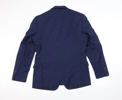 Mens UK Size 40 Marks and Spencer Regular Blue Suit Jacket