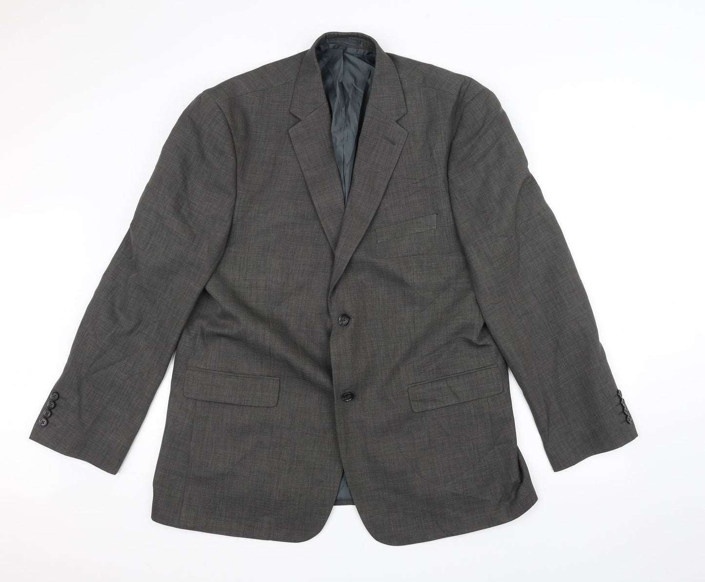 Mens UK Size 44 Greenwood Regular Grey Suit Jacket