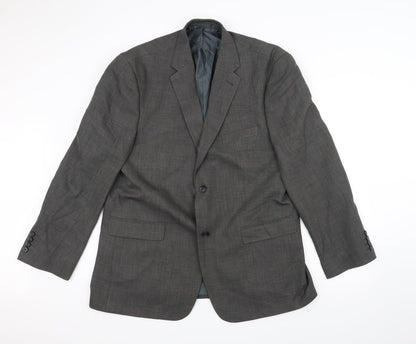 Mens UK Size 44 Greenwood Regular Grey Suit Jacket