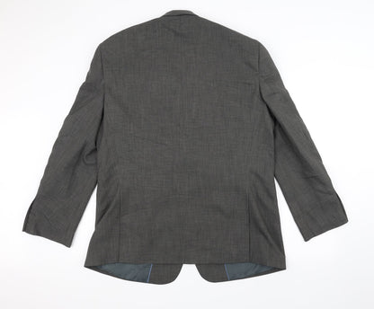 Mens UK Size 44 Greenwood Regular Grey Suit Jacket