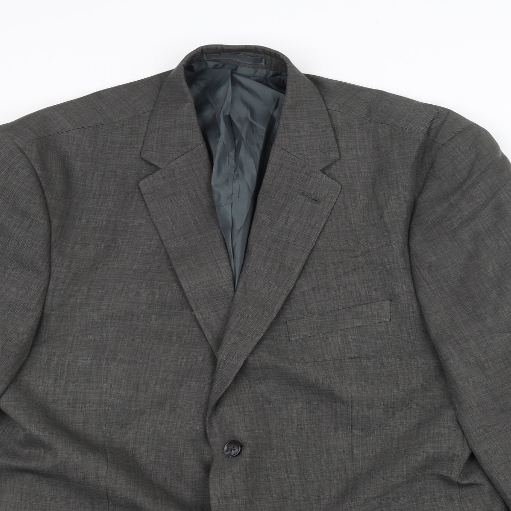 Mens UK Size 44 Greenwood Regular Grey Suit Jacket