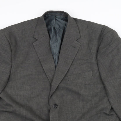 Mens UK Size 44 Greenwood Regular Grey Suit Jacket