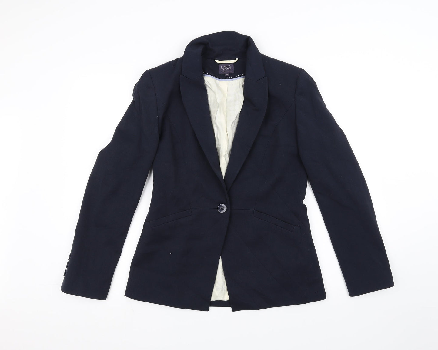 Womens UK Size 10 Marks and Spencer Blue Jacket