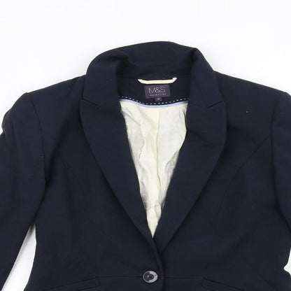 Womens UK Size 10 Marks and Spencer Blue Jacket