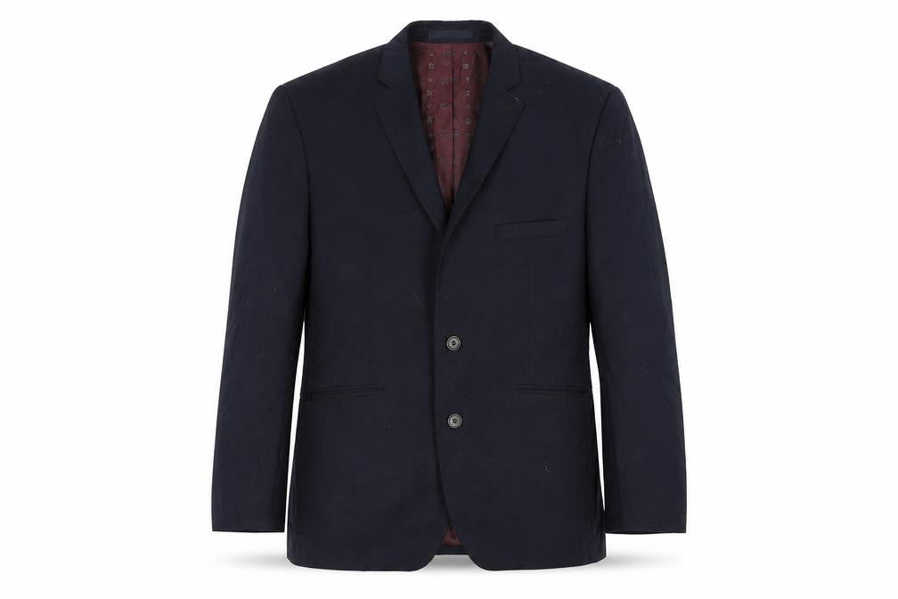 Mens UK Size 40 Burton Regular Blue Suit Jacket
