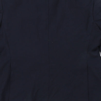 Mens UK Size 40 Burton Regular Blue Suit Jacket