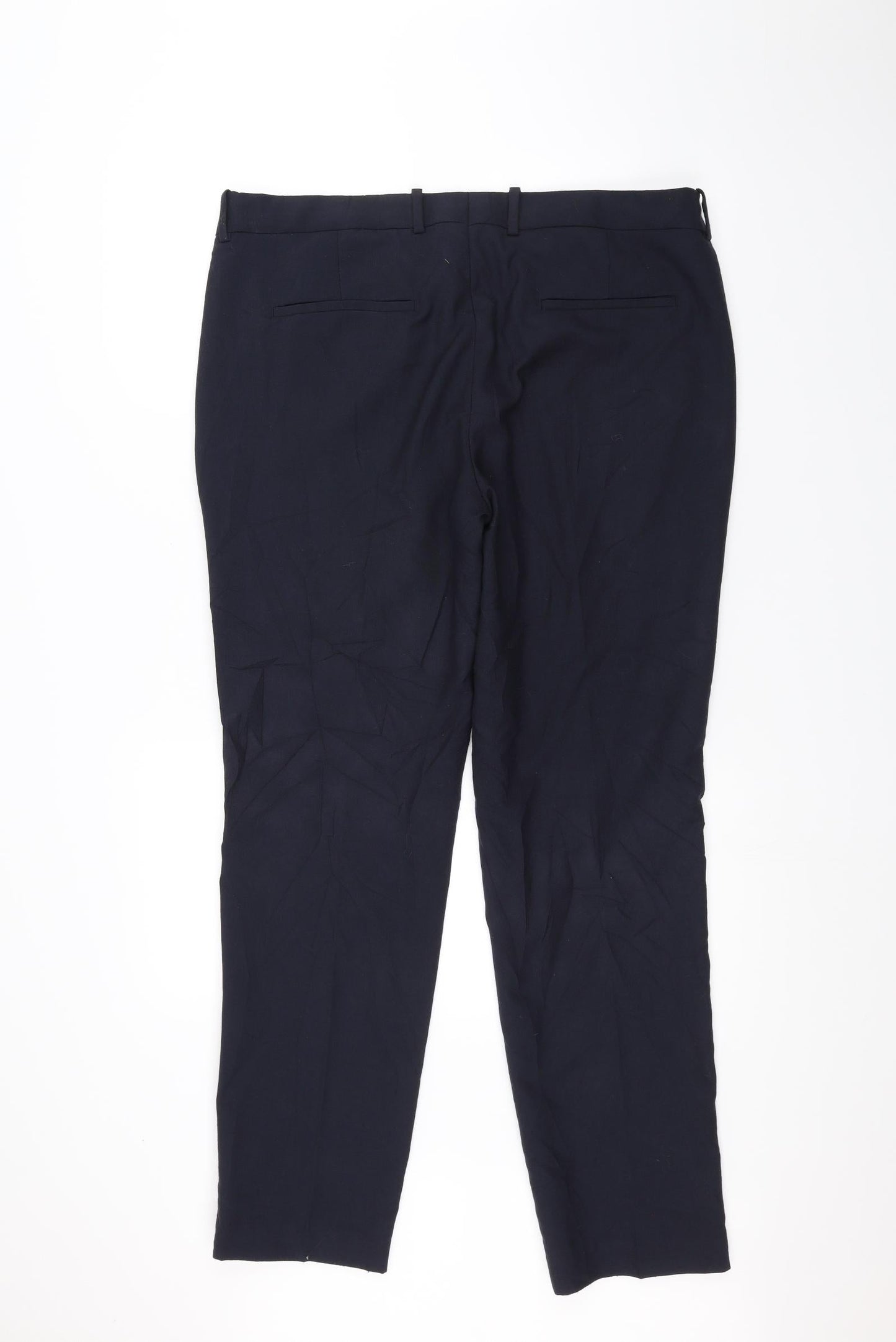 Womens UK Size 26 H&M Regular Fit  Blue Trousers