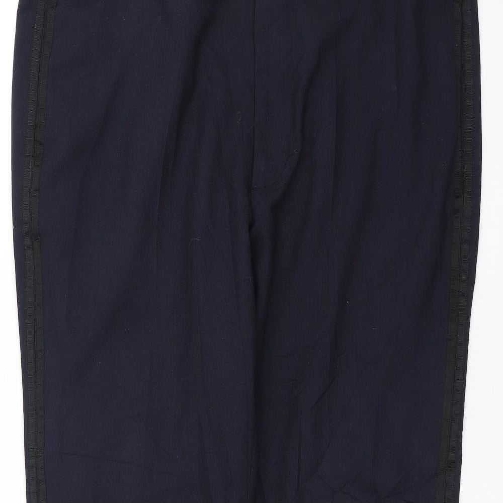 Womens UK Size 26 H&M Regular Fit  Blue Trousers