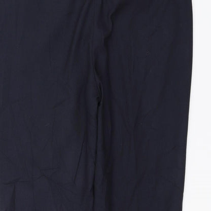 Womens UK Size 26 H&M Regular Fit  Blue Trousers