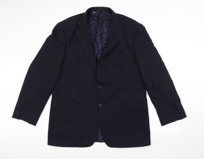Mens UK Size 42 Marks and Spencer Regular Blue Suit Jacket