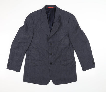Preworn Mens Blue   Jacket Suit Jacket Size 40
