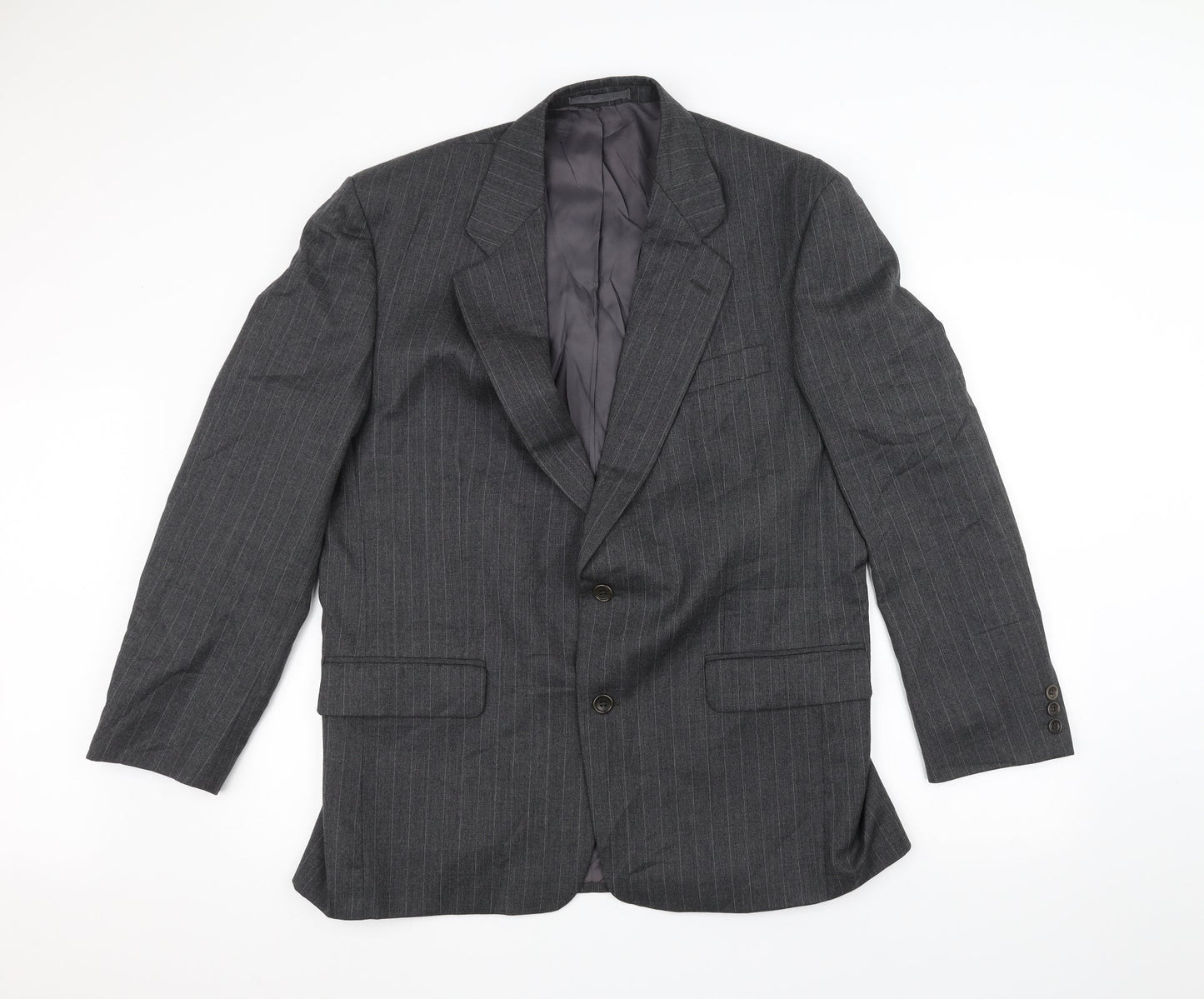 Mens UK Size 38 Greenwoods Regular Black Suit Jacket