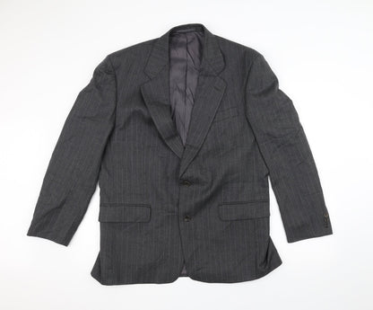 Mens UK Size 38 Greenwoods Regular Black Suit Jacket
