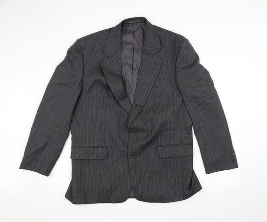 Mens UK Size 38 Greenwoods Regular Black Suit Jacket