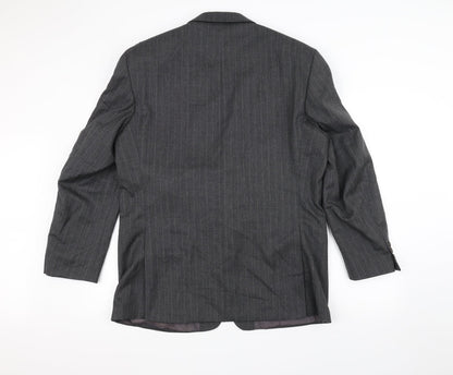 Mens UK Size 38 Greenwoods Regular Black Suit Jacket
