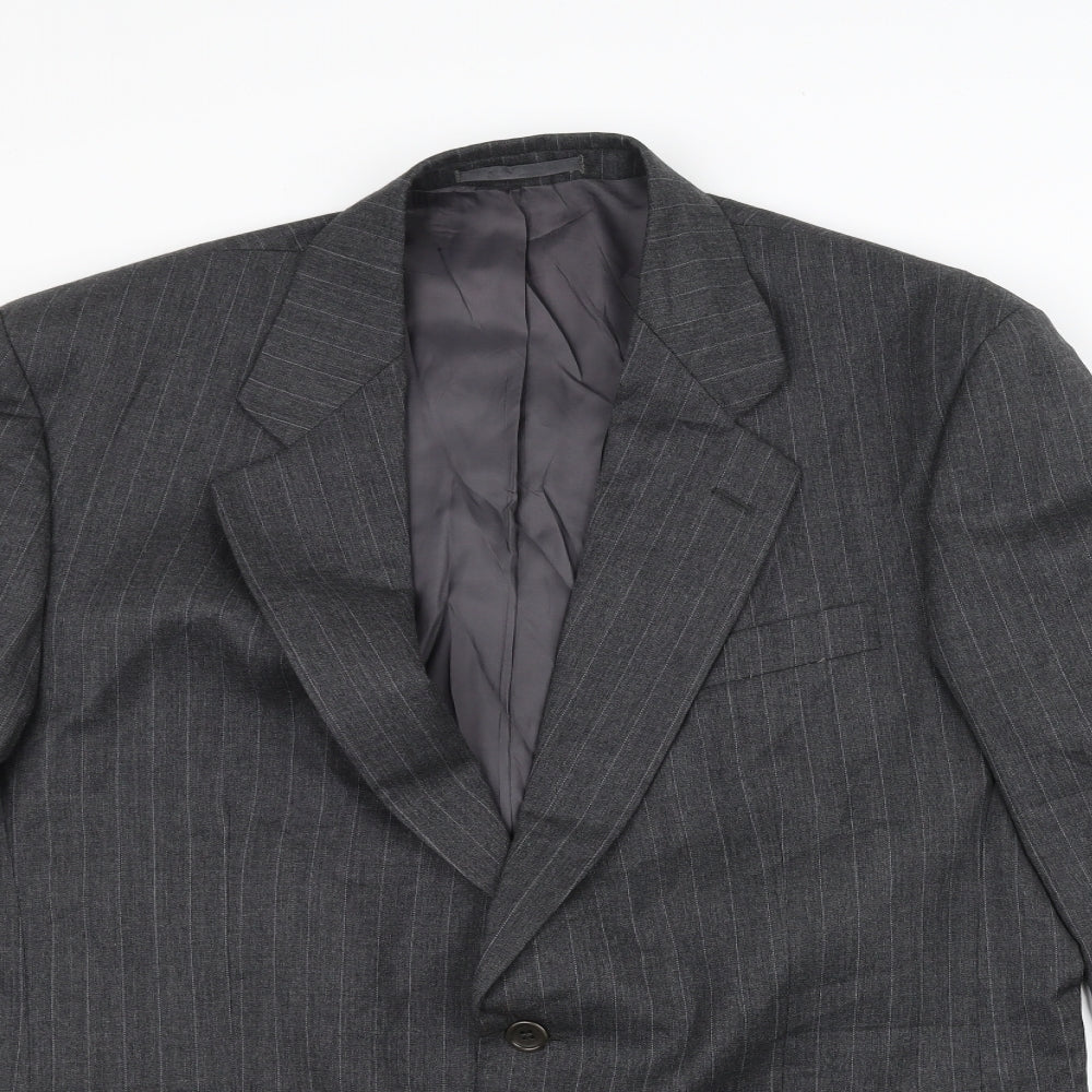 Mens UK Size 38 Greenwoods Regular Black Suit Jacket