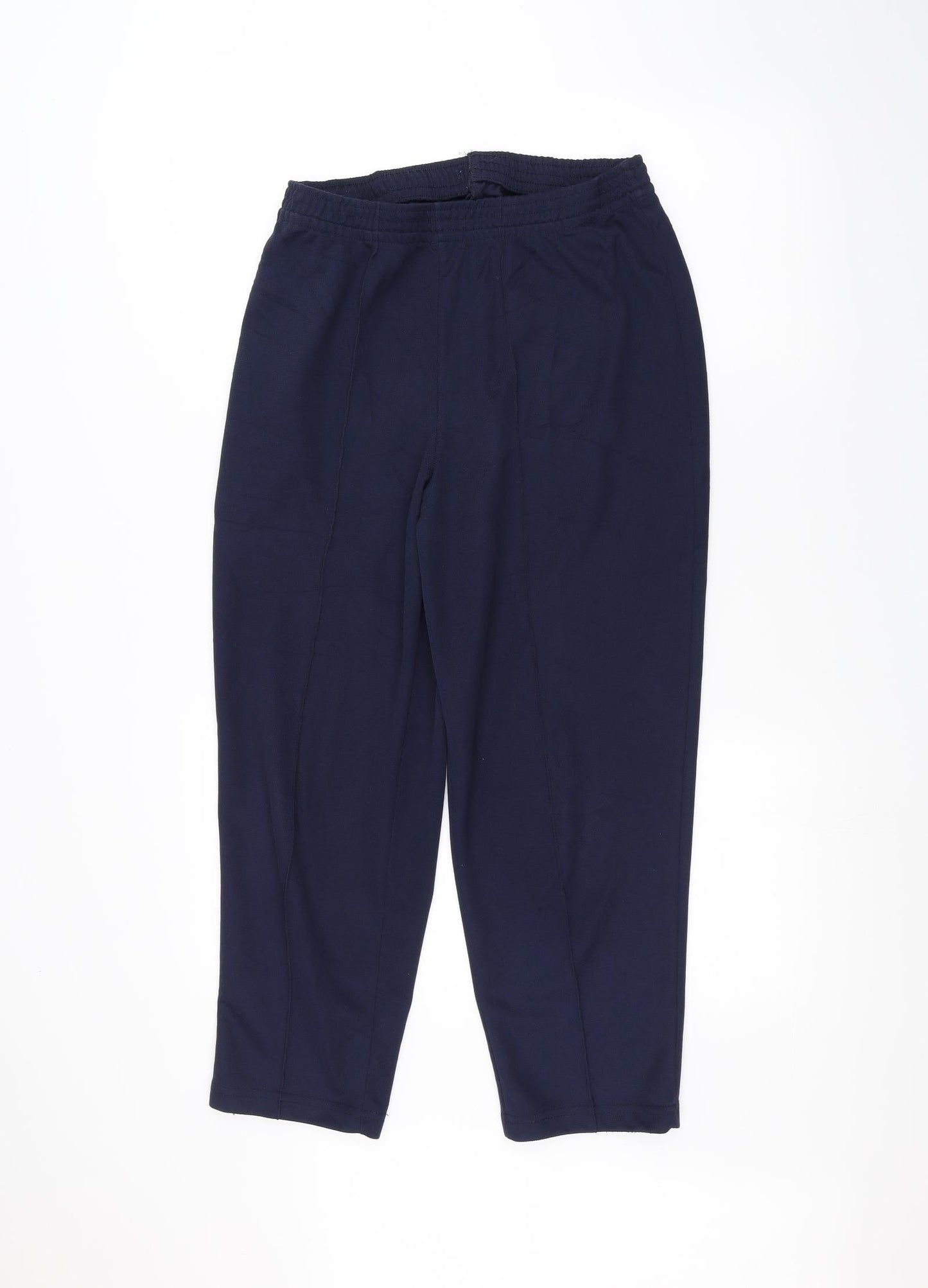 Womens UK Size 14 Preworn Regular Fit Sweatpants Blue Trousers