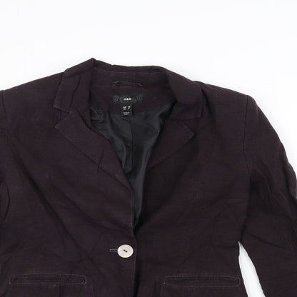 Womens UK Size 10 H&M Purple Jacket