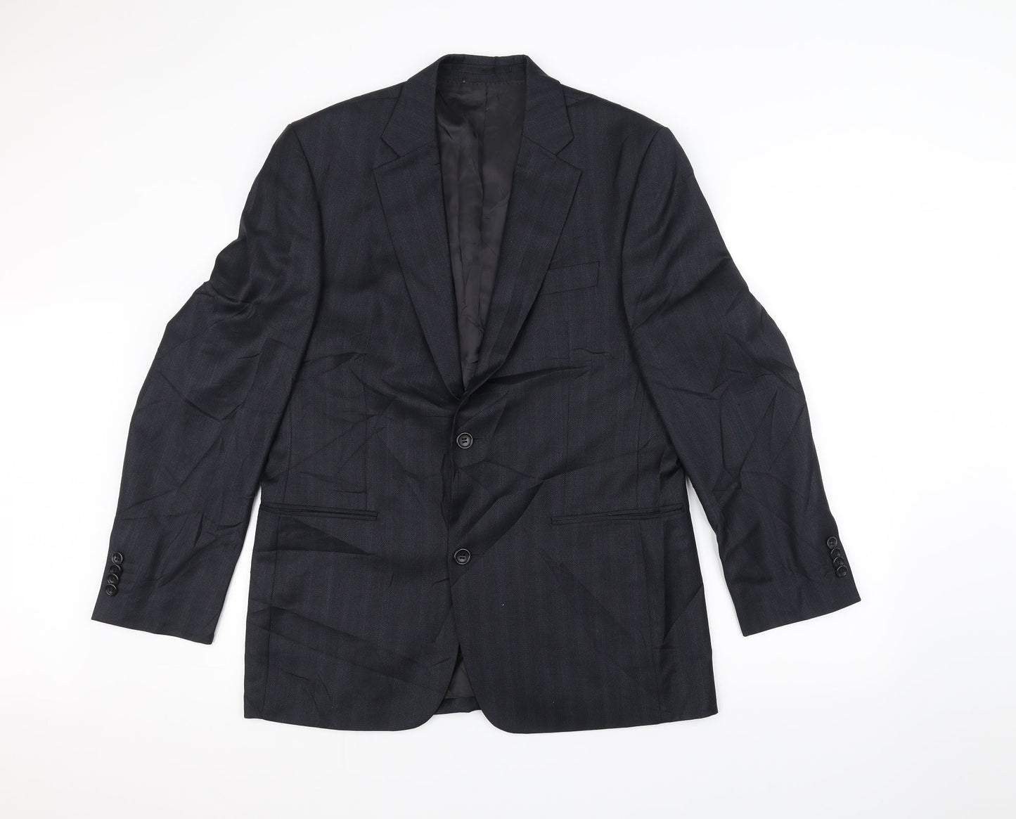 daniels paris Mens Blue   Jacket Suit Jacket Size 40