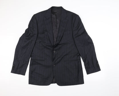 daniels paris Mens Blue   Jacket Suit Jacket Size 40