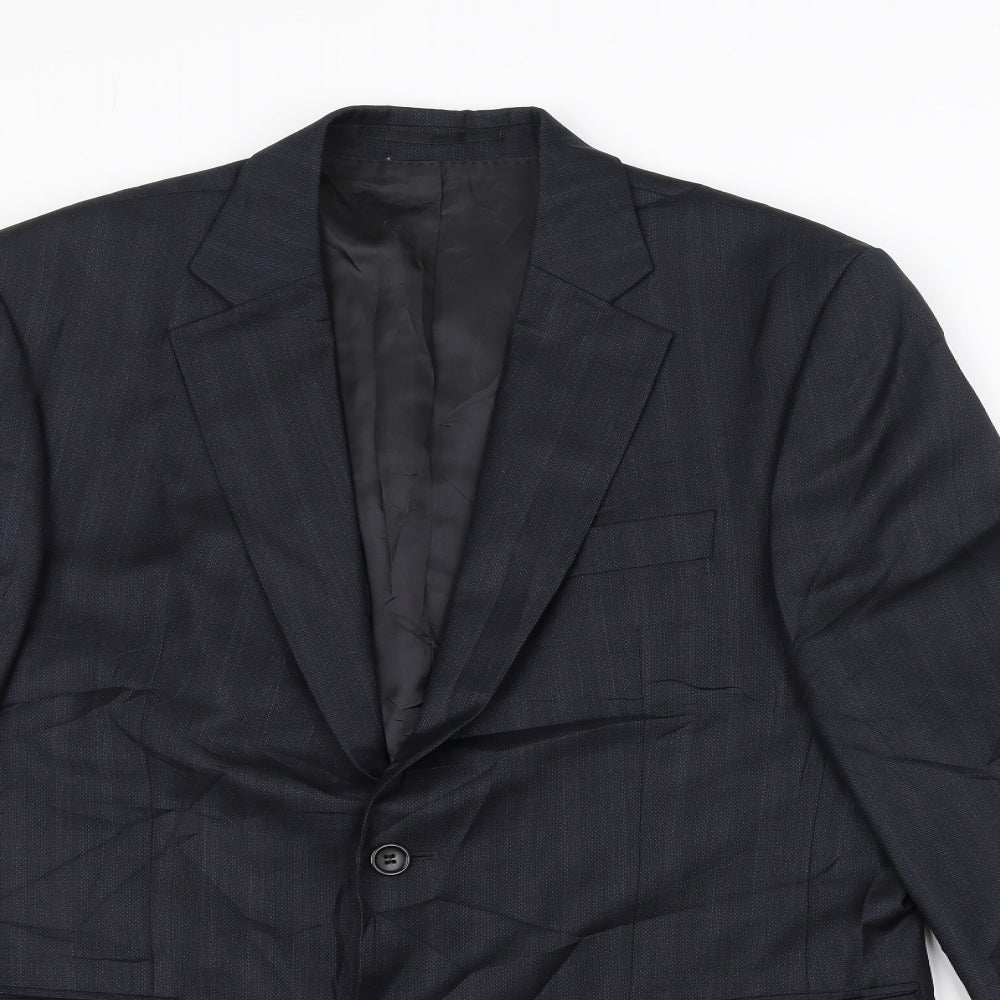 daniels paris Mens Blue   Jacket Suit Jacket Size 40