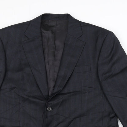 daniels paris Mens Blue   Jacket Suit Jacket Size 40