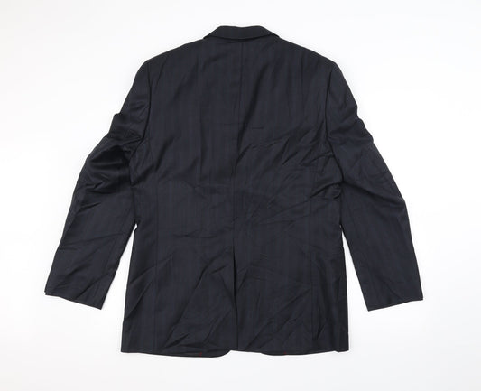 Mens UK Size 38 Zara Regular Blue Suit Jacket