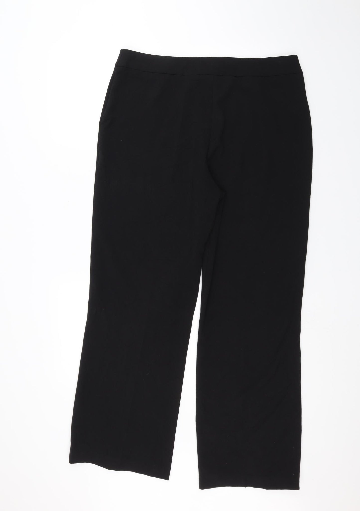 C.M.D Womens Black   Trousers  Size 16 L28 in