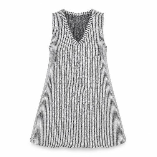 Front view of Atmosphere women’s white a-line, size UK 4