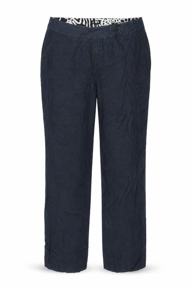 Womens UK Size 14 Preworn Regular Fit  Blue Trousers