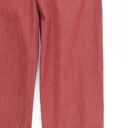 FC jeANS Womens Red  Denim Skinny Jeans Size 10 L29 in