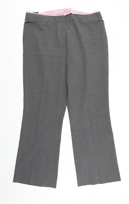 Womens UK Size 18 Dorothy Perkins Regular Fit  Grey Trousers