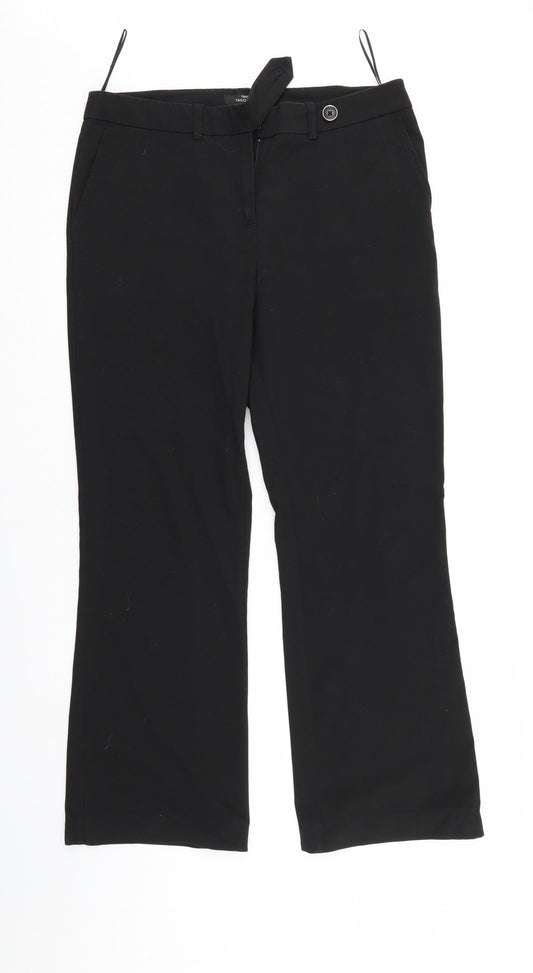 Womens UK Size 12 NEXT Regular Fit  Black Trousers